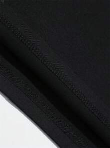 100% Cotton 'Young Black King' Youth Celebration T-Shirt - Vibrant African Pride Month Design, Round Neck, Short Sleeve, Machine Washable - Suitable For Boys And Girls - 黑色 - 查看 5