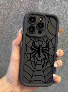 用蜘蛛网图案为您的 iPhone 增光添彩 简约加厚防摔手机壳 兼容 iPhone Galaxy