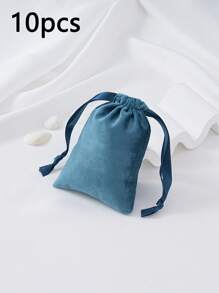1/10/50 peças 9x12cm Bolsa de joias Bolsa de veludo para presente, Bolsa de embalagem de joias, Bolsas para presentes de joias, Bolsas para lembrancinhas de casamento, aniversário, brincos, pulseira, colar, bolsas organizadoras pequenas chiques, Bolsa de embrulho para presente para festa, feriado