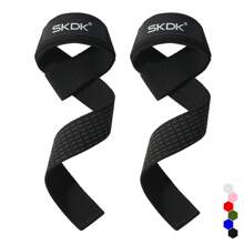 1 Pair Deadlift Assistance Bands With Anti-Slip Silicone Design, Training Aid - Black - View 1