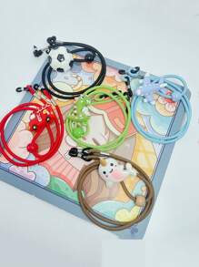 Kids Fashion Eyeglasses Lanyard, Adjustable Cartoon Glasses Chain, Anti-Lost Eyewear Hanging Cord Necklace - Multicolor - View 2