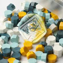 200pcs/Bag Octagon Mixed Color Sealing Wax Beads For Wax Seal Stamp, Lacquer Printing Wax Particles, Great For Wedding Invitations, Envelopes, Wine Gift Packaging, Christmas Gifts,Back To School,School Supplies - 200 Star Anise - View 24