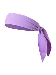 4 Stücke/1 Stück Herren/Damen Outdoor-Sport Radfahren Stirnband mit Knoten, mehrfarbige lange Streamer Haarschmuck für Laufen & Training