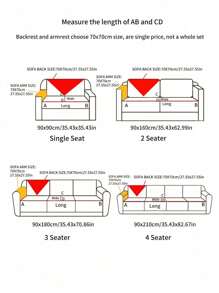 1pc Asymmetric Chenille Sofa Cushion, Non-Slip Sofa Cover, All Season