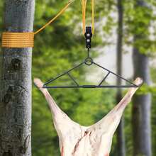 Deer Meat Hanging Rack With Pulley Lift System, Hunting Suspension Kit, Heavy Duty Deer Hoisting System, Max Load 700 Lbs, For Skinning And Processing Deer And Goat - Multicolor - View 5