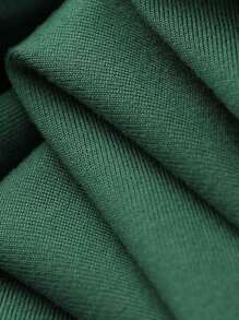 Boys' Slogan Print Round Neck T-Shirt, Soft Casual Summer Tee For Boys - Dark Green - View 5