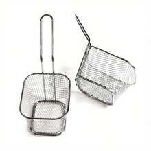 1/4 piezas Utensilios de cocina Cesta de freidora Línea de control de seguridad Mini diseñada para usar Embudo fácil