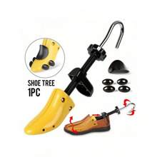 1 件可调节多功能鞋撑 - 男女皆宜，长度和宽度可调，防止折痕和变形，适用于运动鞋、合成皮革、休闲鞋 - 黃色 - 查看 4