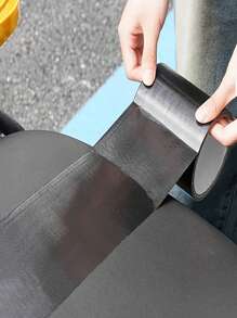 1 Roll Of Cushion Repair Tape, Strong Black Cloth-Based Tape, Sofa Imitation Leather Repair Patch, Sofa Repair Tape Kit, Self-Adhesive Imitation Leather Repair Tape, Suitable For Sofa And Car Seat Cushions, Durable Patches, Suitable For Holes And Carpets In Hotels