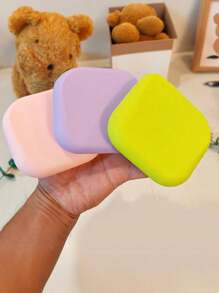 Bolsa organizadora magnética y portátil de silicona para accesorios digitales multifuncionales, en colores de caramelo, adecuada para guardar auriculares, llaves, tarjetas, joyas y otros accesorios