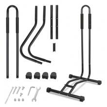 Bike Stand Bicycle Rack Steel Holder Floor Parking Storage Stand - Black - View 6