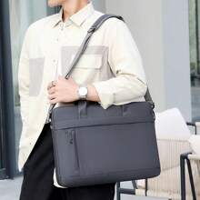 Men's Multifunctional Laptop Handbag & Messenger Bag - Multicolor - View 6