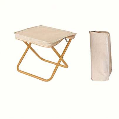 折叠式露营凳，便携式折叠露营凳，折叠式脚凳，轻便紧凑型椅子，折叠式脚凳，适合户外徒步旅行、背包旅行、钓鱼、野餐、烧烤