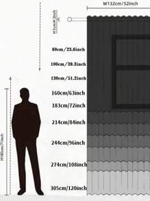 Bubaba 1 قطعة ستارة منسوجة بأسلوب حياة بوهيمي إسكندنافي من البوليستر الأخضر - ستارة نافذة خفيفة الوزن وذات ملمس، ديكور غرفة المعيشة بأسلوب بوهيمي نوردي شفاف