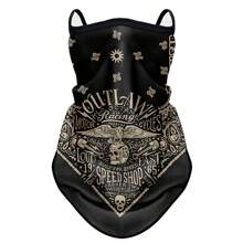 Máscara retro de motociclismo para protección solar, pañuelo de cabeza de verano antirrayos UV para exteriores, cubierta para el cuello y la cabeza, protector facial para montar en bicicleta o motocicleta