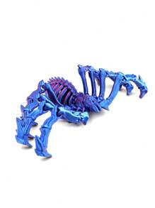 3D Printed Elastic Spider Animal Model With Moveable Limbs, Multi-Color, Desk Decor Toy