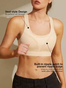 1pc Women Chest Binder, Flattering Trans/Transgender FTM Vest Top Tank, Adjustable Seamless Chest Compression Shapewear For Large Bust