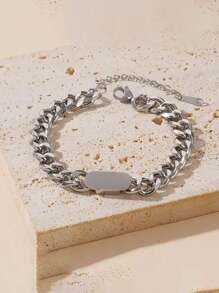 1 pieza Pulsera con nombre personalizado, pulsera original personalizada para hombres, regalos de aniversario para novios, padres, esposos, regalos de cumpleaños, regalos del Día del Padre