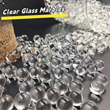 0.6 Inch Glass Marble, Transparent Round Glass Ball, Marble Filler For Crafts, Decorations, Floral Centerpieces, Aquariums, And Garden Decor, Also Can Be Used As Game Pieces