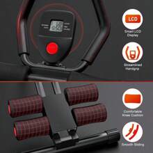 Bearbro Foldable Ab Machine, Ab Workout Equipment For Home Gym,Core & Abdominal Trainer Fitness Equipment Max 440lbs With LCD Display - 黑色 - 查看 6