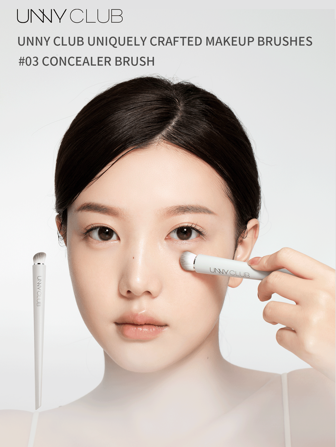  UNNY CLUB INGENIOUS CONCEALER BRUSH, Mångsidig och praktisk, Foundationborste, Concealerborste, Rougeborste, Konturborste, Rougeborste, Bronzerborste, Puderborste, Foundationborste, Rougeborste