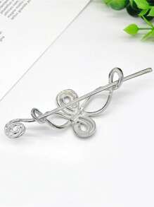 1 件/2 件女式金属镂空凯尔特风格发夹，复古简约发饰 - 彩色 - 查看 4