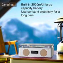 Desktop Portable CD Player With Wireless App & Remote Control, Supports CD/CD-R/CD-RW/MP3/WAV Formats, Perfect Gift For Boys, Girls, Co-Workers, Friends And Family
