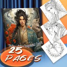 1pc Coloring Book Elegant Palace, Unique Pages, Upgraded Thick Paper, Find Relaxation And Serenity In Creative Expression Perfect Gift Idea For Holiday Parties And Social Gatherings, Suitable For Romantic Partners Back To School,Mother's Day,Mom's Gift,Back To School,School Supplies