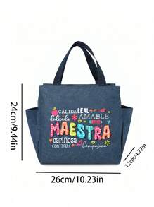 1. Túi đựng cơm trưa cách nhiệt, họa tiết giáo viên hoạt hình, kèm túi đựng dụng cụ màu đen, hộp cơm hai ngăn, dung tích lớn, túi giữ nhiệt bữa ăn học sinh, túi du lịch dã ngoại di động, hộp cơm trưa văn phòng trường học, hộp cơm trưa công sở, hộp cơm trưa văn phòng ngày lễ, hộp cơm trưa đa năng unisex dùng khi đi cắm trại trường học (3 lựa chọn màu), ba lô, đồ dùng học tập, đồ dùng học tập - Nhiều màu - Xem 11