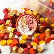 200pcs/Bag Octagon Mixed Color Sealing Wax Beads For Wax Seal Stamp, Lacquer Printing Wax Particles, Great For Wedding Invitations, Envelopes, Wine Gift Packaging, Christmas Gifts,Back To School,School Supplies - 200 Star Anise - View 27