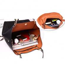 Tote Bags For Women Shoulder Bags Women Pu Leather Bag Waterproof For Shopping Work Travel Gift - Baby Blue - View 4