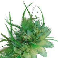 1 pieza Fascinadores para mujeres Diadema para fiesta de té Sombreros para el Kentucky Derby Sombreros para boda y cóctel, aro decorado con flor para el cabello