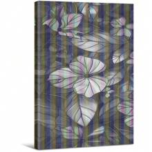 Fleurs abstraites dans leurs couleurs douces. Grande peinture murale encadrée en bois, décoration d'intérieur, peinture à l'huile - Chambre, salle de bain, salon, bureau, cuisine, cadeaux de Noël - 1 pièce