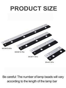 1 pieza Luz LED para gabinete con sensor de movimiento, luz LED inteligente extra delgada recargable por USB y regulable con 3 modos de color, inalámbrica magnética para cocina, armario, closet, dormitorio y mirilla
