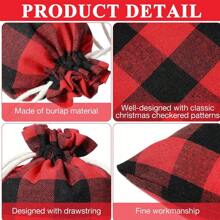 12 件可爱复活节束口袋，4 种颜色，非常适合装糖果和礼物