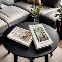 2 Peças Design Minimalista Moderno de Livro Falso Dobrado, Acessórios de Decoração Doméstica para Showroom