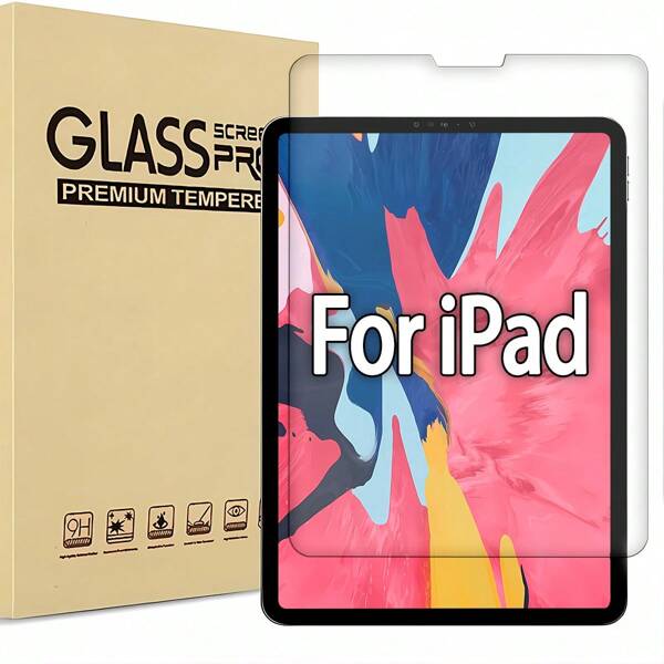 1pc Tempered Glass Screen Protector Compatible With Ipad Air 13/ Air 5/Air 4/Air 3/10th/9th/8th/7th/6th/5th/4th/3th/2th/Mini6/Mini5/Mini4/Mini3/Mini2/Mini1/2022pro/2021pro/2020pro/2019pro/2018pro Gift For Birthday, Family, Friends Pad Screen Protector, Pad Accessories