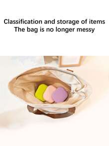 Bolsa organizadora magnética y portátil de silicona para accesorios digitales multifuncionales, en colores de caramelo, adecuada para guardar auriculares, llaves, tarjetas, joyas y otros accesorios