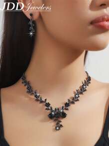 1 Pc Rhinestone Decorative Women's Necklace - Multicolor - View 8