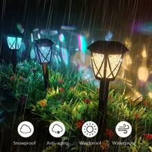 Shenzhi Tech Shenzhi Tech 2Pcs Solar Ground Lights With Light Control – Outdoor Solar Powered LED Path Lights, Auto On/Off, 6-8H Illumination For Garden Lawn Yard Patio