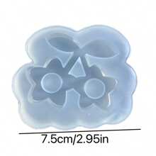 Molde de resina con diseños de estrella y cereza, molde de silicona, molde de pegamento de resina, molde de silicona para llaveros de resina, accesorios para moldes de resina