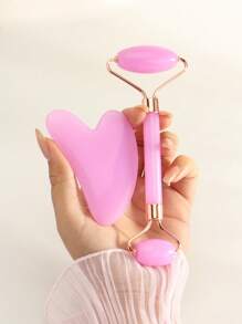 1pc/2pcs/3pcs Facial Beauty Massage Kit Includes Double-Head Massage Roller, Triangular Gua Sha Board, Ice Mold, Body Scraping Massage Tools, Purple Color,Beauty,Skin Care Products,Spa,Self Care,Skin Care Tools,Face Care,Esthetician Supplies,Massage,Face Massage Tool,Face Roller - Purple - View 14