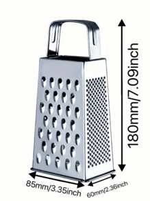 Ralador em Inox para Legumes Queijos Fatiador de Embutidos 4 - Prata - Visão 7