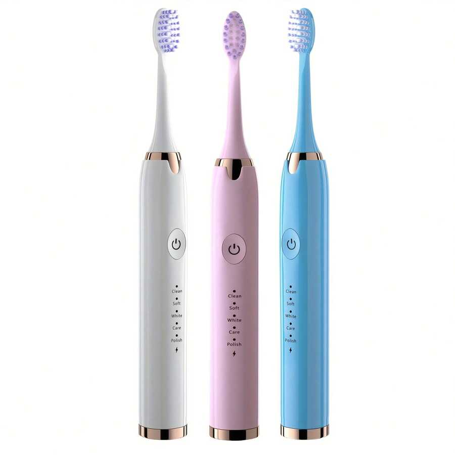 Multi Functional Electric Toothbrush With 7 Brush Heads, 5 Deep ...