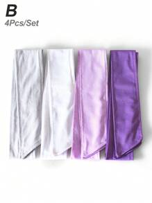 4 Stücke/1 Stück Herren/Damen Outdoor-Sport Radfahren Stirnband mit Knoten, mehrfarbige lange Streamer Haarschmuck für Laufen & Training