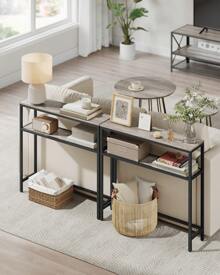 VASAGLE Bench Table - Beige - View 3