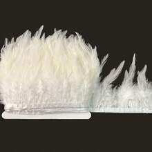 10个/包 彩色人造火鸡羽毛流苏，DIY手工材料，服装配饰，家居装饰 - 彩色 - 查看 7