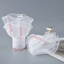 1Pair Nail Art Tulle Photo Glove Fake Pleated Cuff Manicure Photography Props Nail Tips Display Sleeve Fashion Accessories,Nail Supplies,Nail Tools,Nail Art Tools,Back To School,Nails,Nail Tools For Press On Nails - Multicolor - View 7