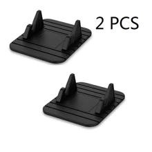 Car Dashboard Mat - Soft Rubber Phone & Gps Holder Stand Compatible With Iphone, Compatible With Samsung, For One Plus - Essential Auto Interior Accessory With Phone Holder