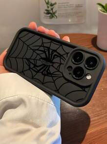 用蜘蛛网图案为您的 iPhone 增光添彩 简约加厚防摔手机壳 兼容 iPhone Galaxy